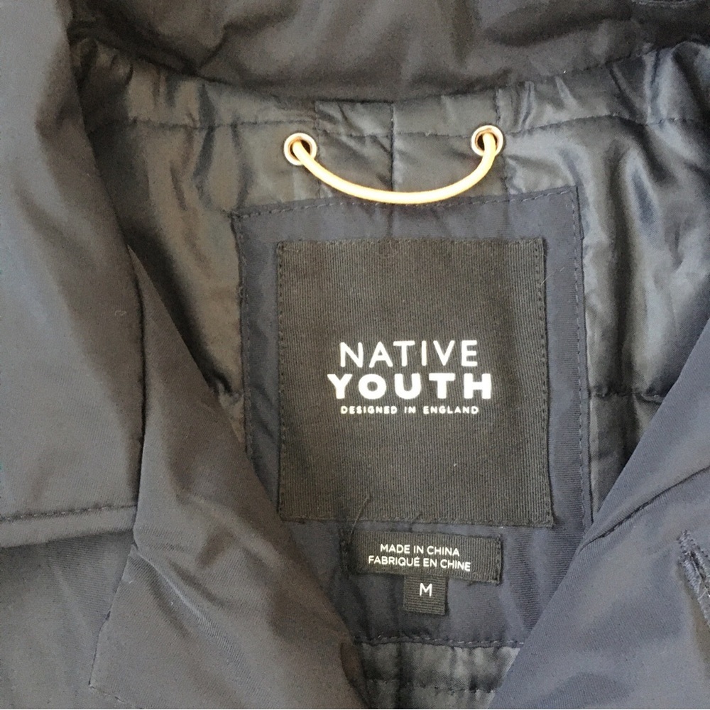 Men's Black Jacket Native Youth M - Picture 4 of 7
